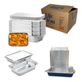 Bandeja Aluminio Con Tapa 14x21x4,5cm 750ml